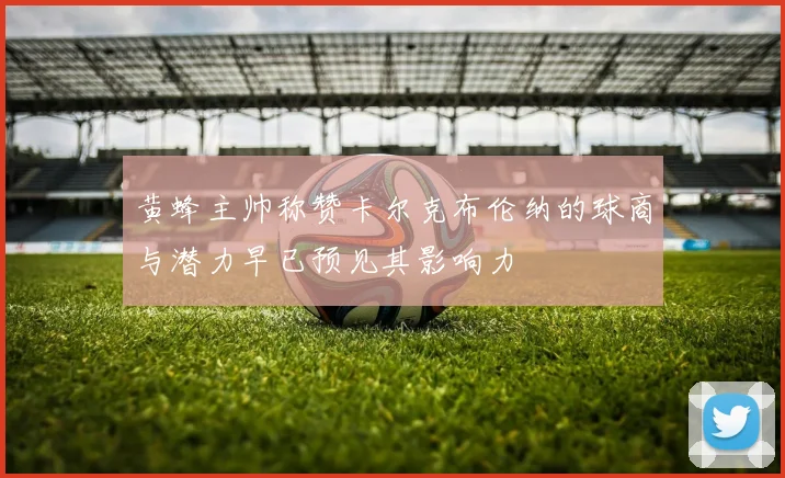 黄蜂主帅称赞卡尔克布伦纳的球商与潜力早已预见其影响力
